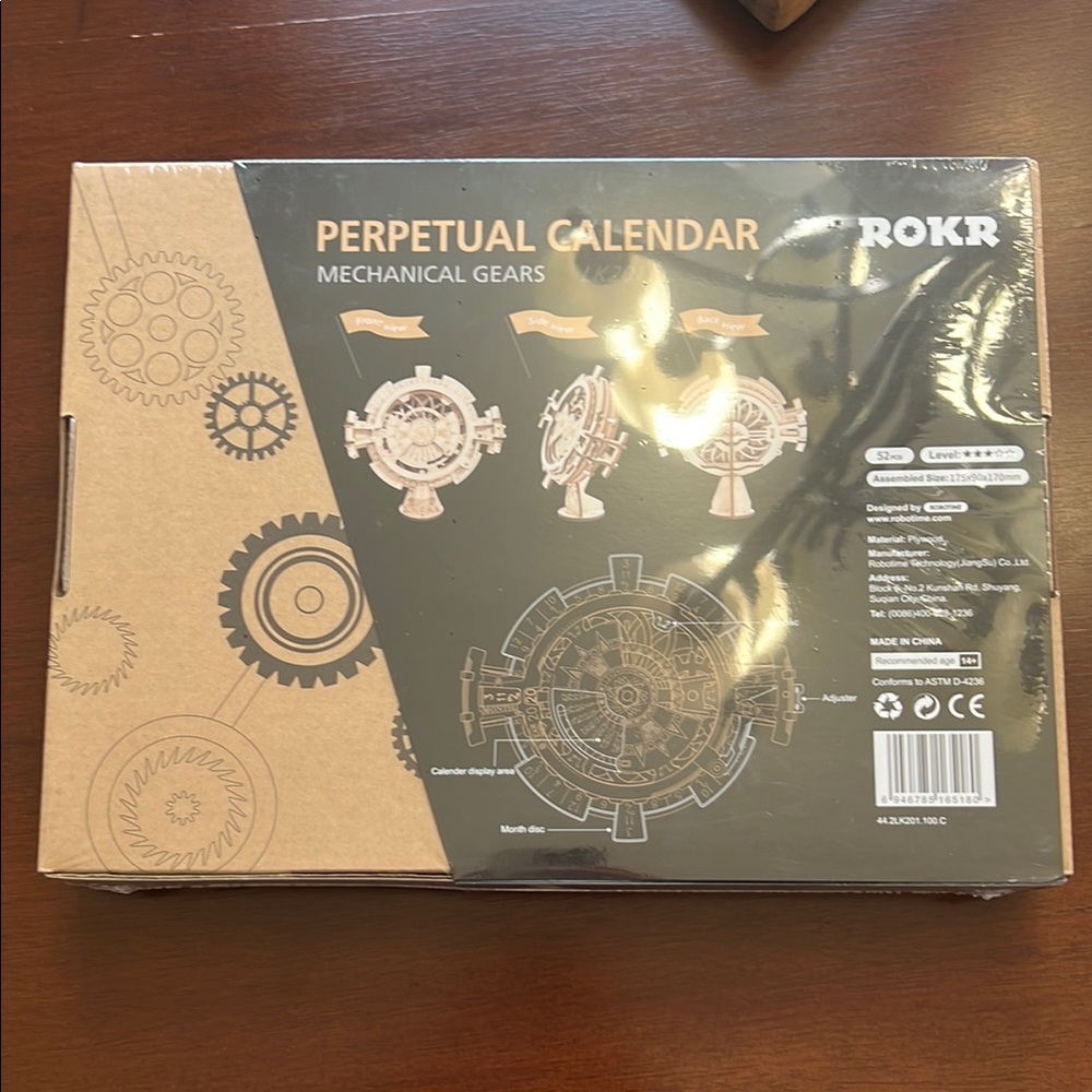 ROKR Perpetual Calendar Mechanical Gears